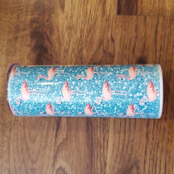 Flamingo print Zone Grace 20 Oz stainless steel tumbler - Picture 2 of 4